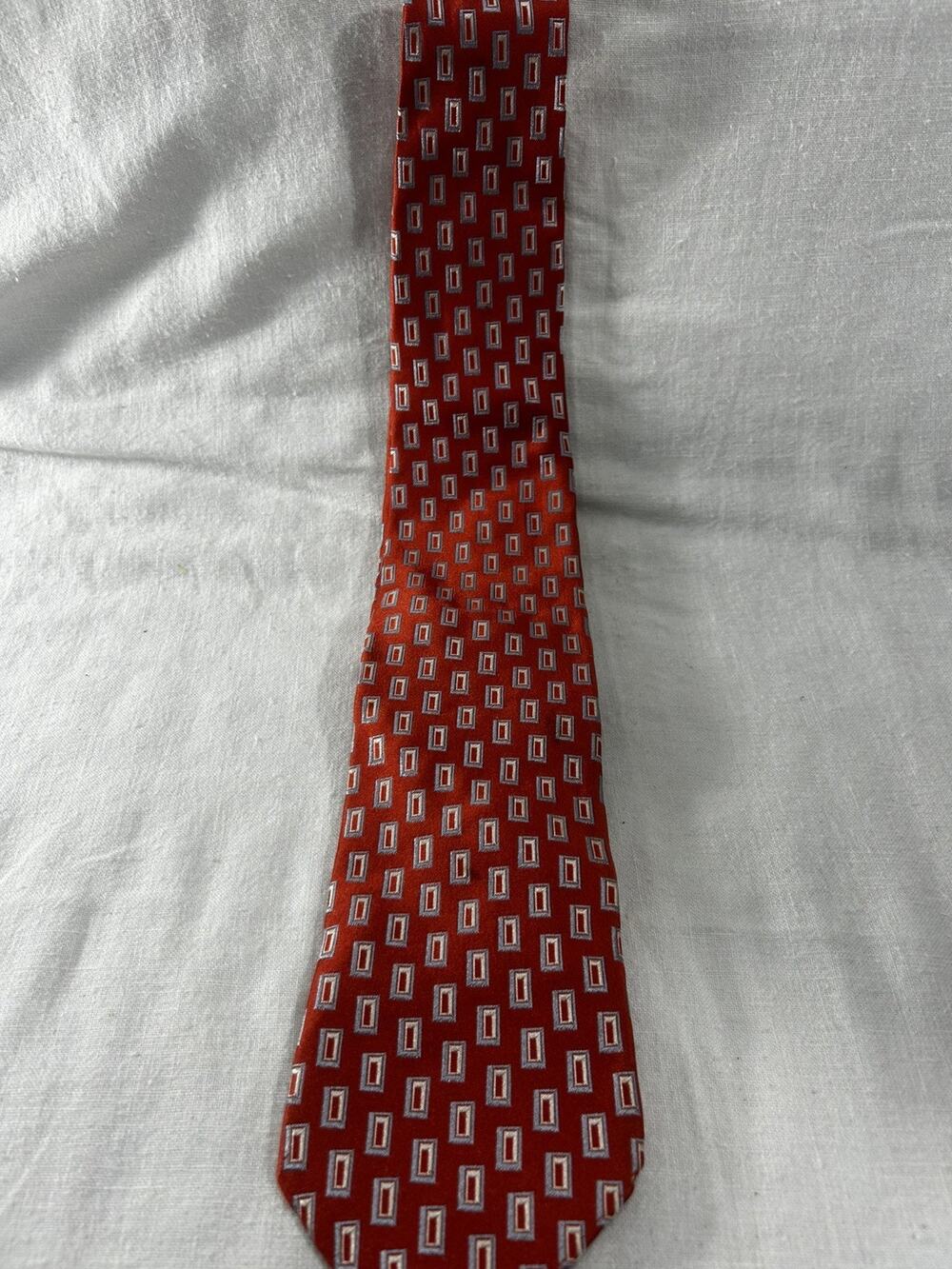 Hugo Boss Black Label Men's Neck Tie Geometric All Silk Made in Italy